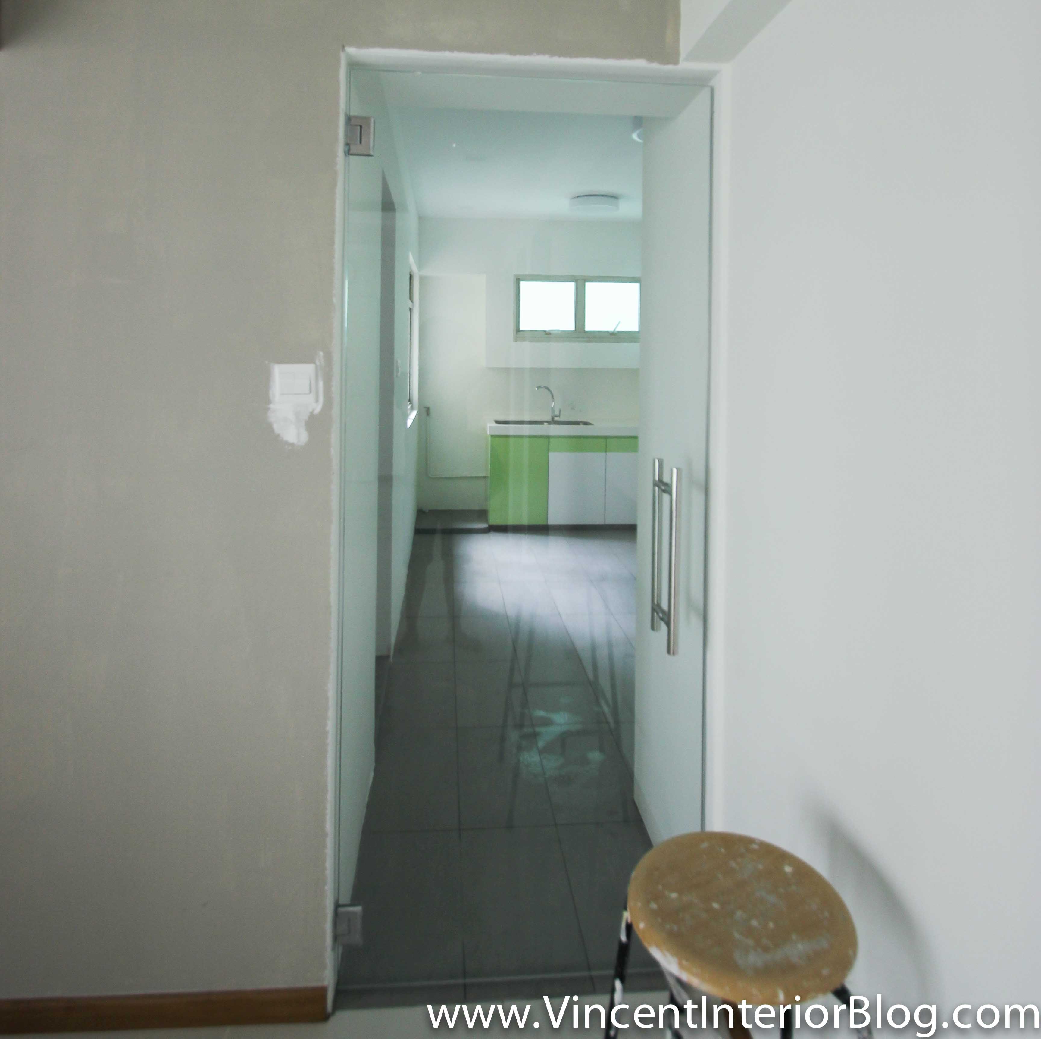 Punggol 4 Room HDB Day 32 (Final Finishing)-Kitchen Glass Door