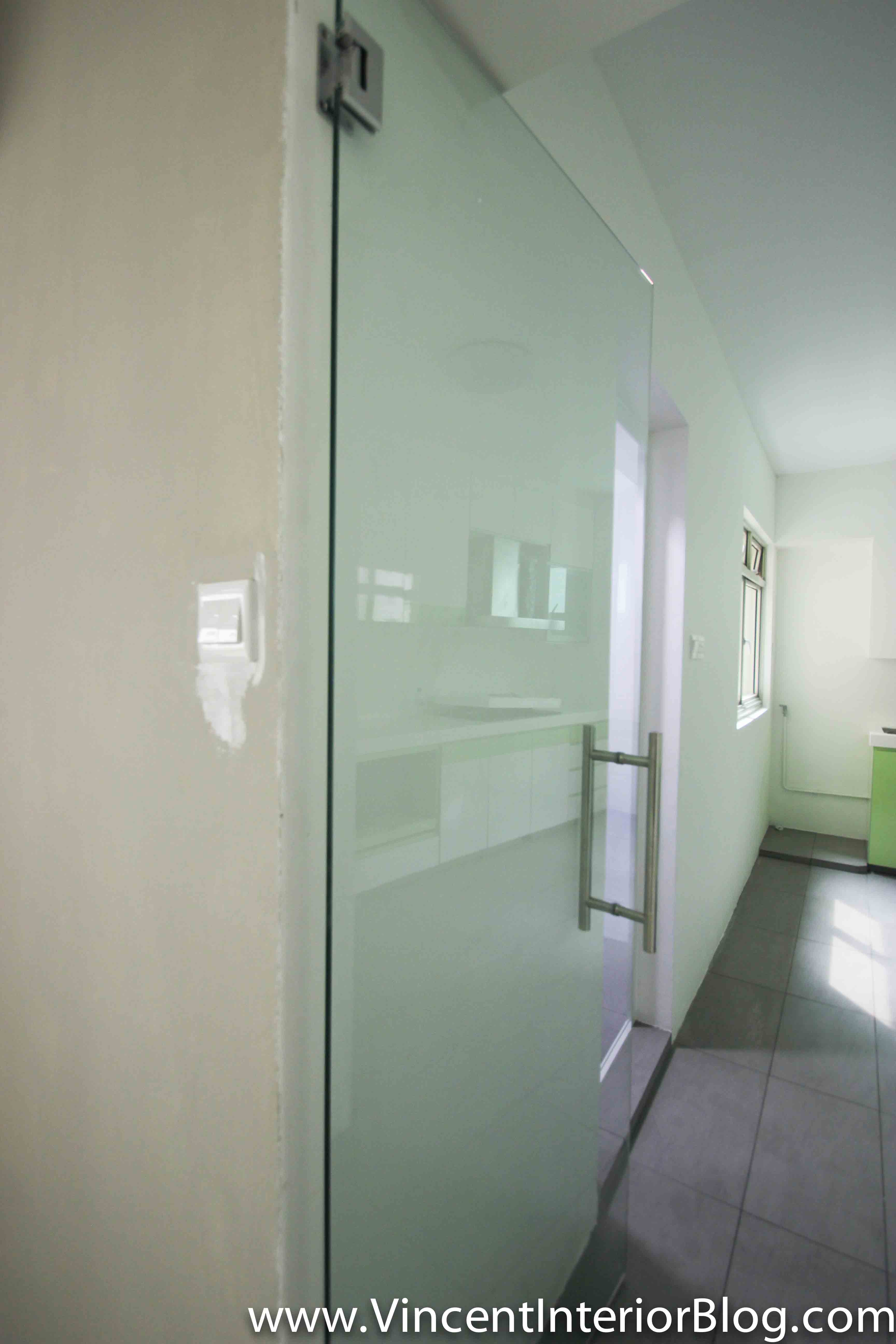 Punggol 4 Room HDB Day 32 (Final Finishing)-Kitchen Glass Door 2