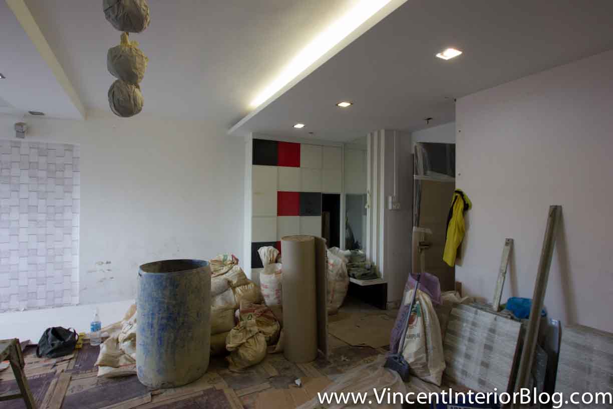 5 room HDB at Jalan Tenteram Part 5 Tiling-Living Room 1