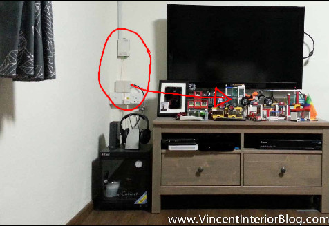 Electrical Work -TV console 2