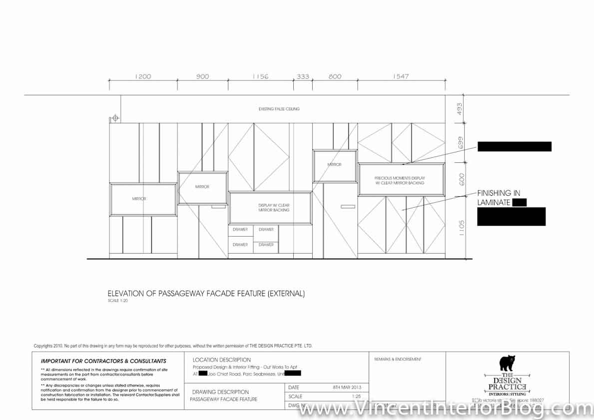 Singapore Condominium renovation the design practice PASSAGEWAY EXT