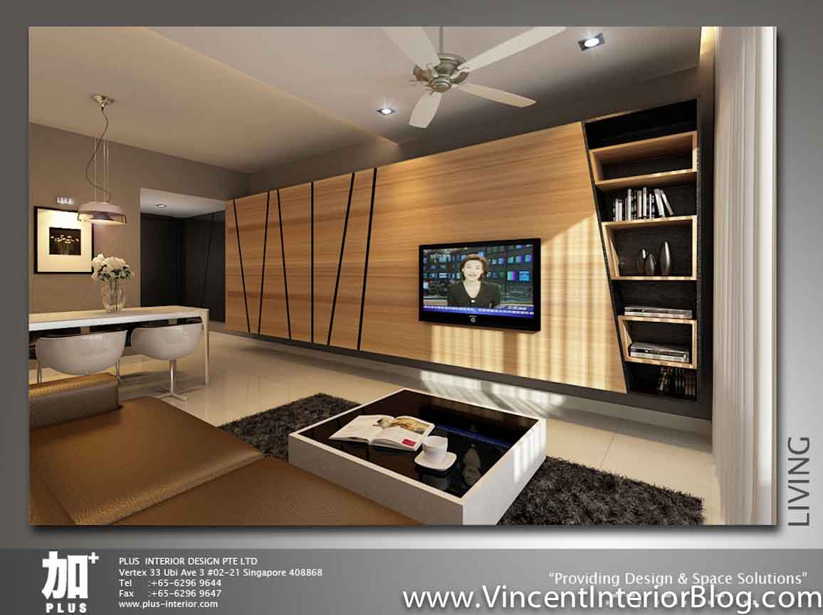 Renovation NV Residence Pasir Ris Grove PLUS interior design-Living Room Perspective